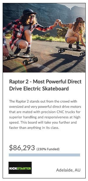 Raptor Electric Skateboard