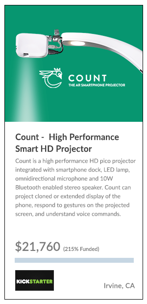 Count Smartphone Projector